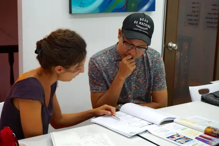 Business French class at French Studio